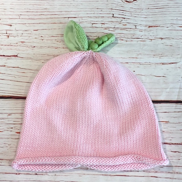Sweet Pea Knit Hat Pink - Picture 2 of 5